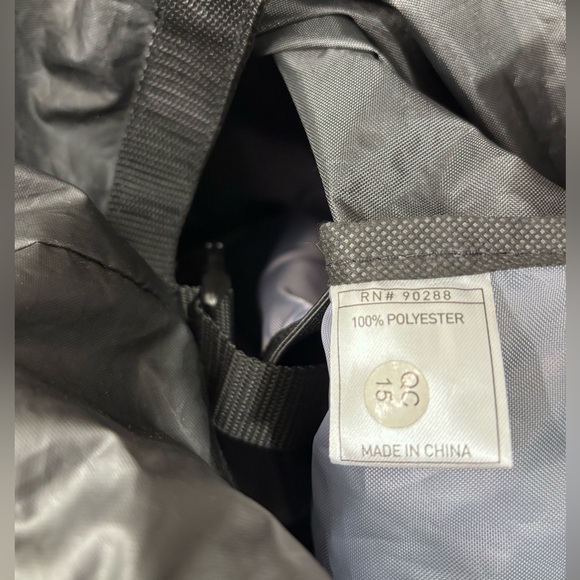 ADIDAS Rectangular Fold-over Black / Tan Backpack / Unisex - Picture 14 of 14